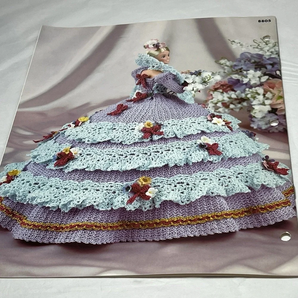 Annie's Glorious Gowns FLOWER GARDEN COLLECTION‎ Crochet Pattern Lily Of Valley